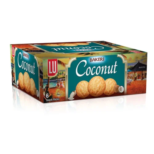 LU Bakeri Coconut Cookies Snack Pack